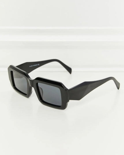 Rectangle TAC Polarized Full Rim UV400 Sunglasses