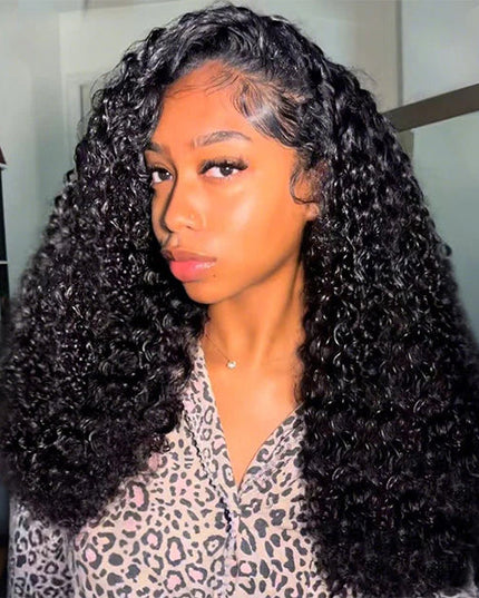 Drawstring Wig Water Wave Invisible Hairline Beginner Friendly junoda
