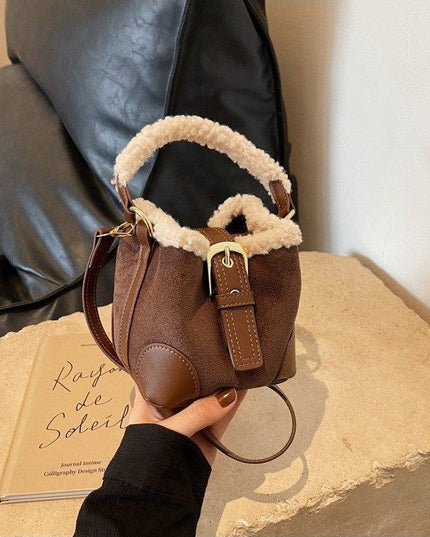 Crossbody Bags Women Shoulder Bag Casual Retro Plush Bag Versatile Plush Designer Bags Purse And Handbags Female Bags