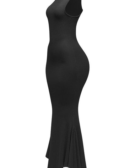 Women's Plus Size Sleeveless Mermaid Maxi Dress