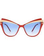 Red with Blue Lens