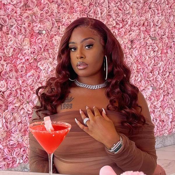 Auburn Color Body Wave Lace Front Wig Red Brown Medium Length Hairstyles Trends junoda