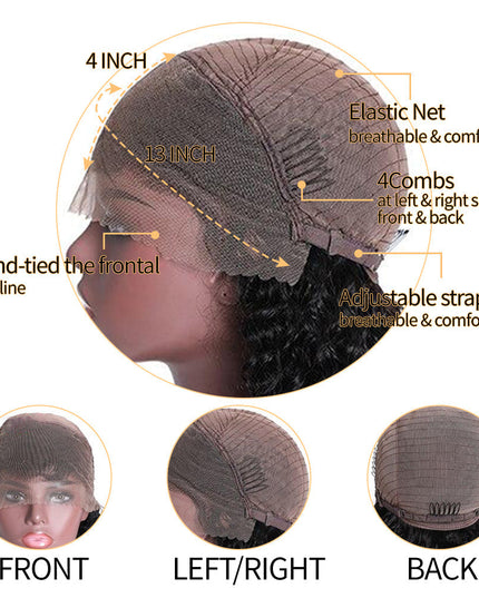Junoda Body Wave Lace Front Wig Affrodable Pre Cut Lace Wear Go Glueless Wig junoda