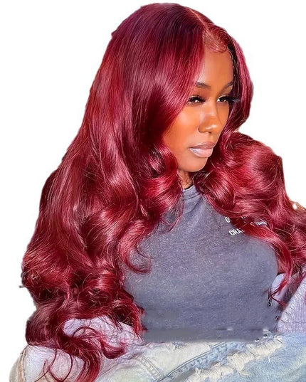 Wine Red Wig Hot Sale Front Lace