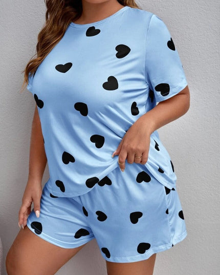 Shorts Plus-sized Plus Size Women's Pajamas