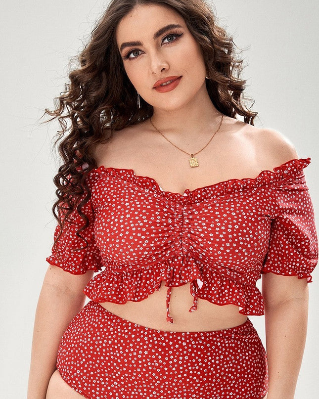 Women's Plus Size Split Bikini