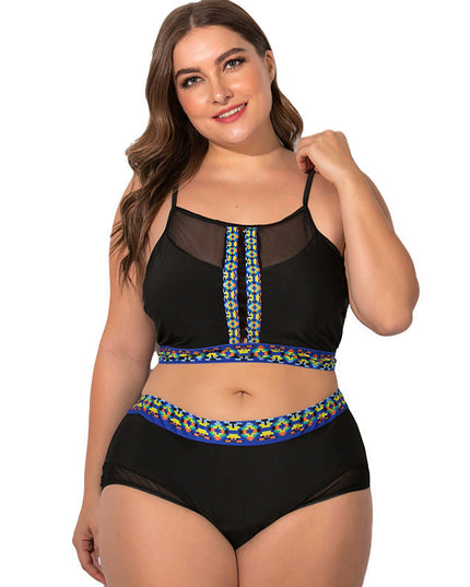Plus size female swimsuit