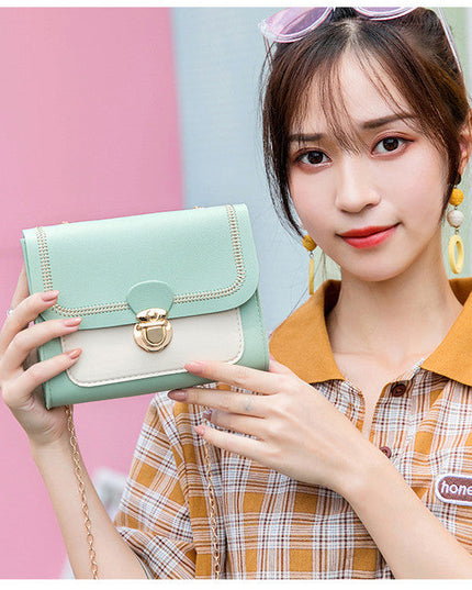 One ShoulderFashion Lock Chain Diagonal Bag