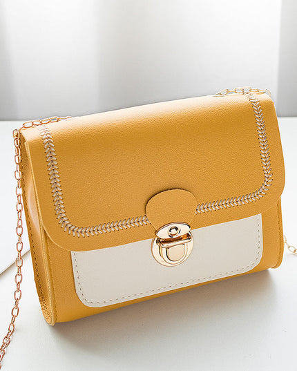 One ShoulderFashion Lock Chain Diagonal Bag