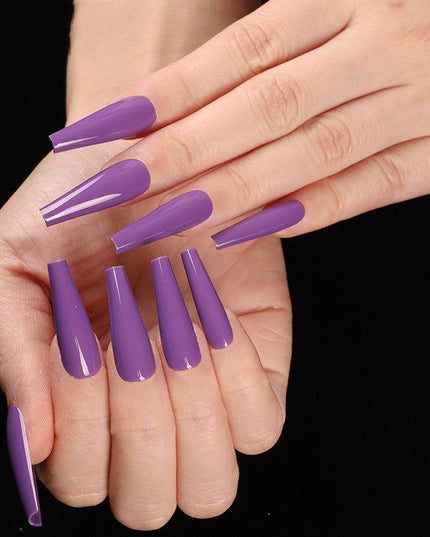 A variety of colors to choose from Nail Art Long Coffin Fake Nails Ballet Nail Patch Wearing Nail Bag Vain Products