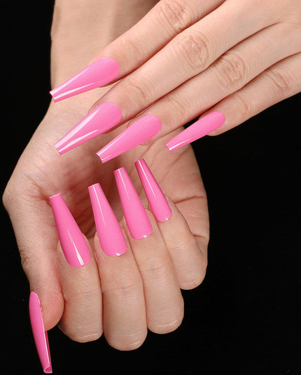 A variety of colors to choose from Nail Art Long Coffin Fake Nails Ballet Nail Patch Wearing Nail Bag Vain Products