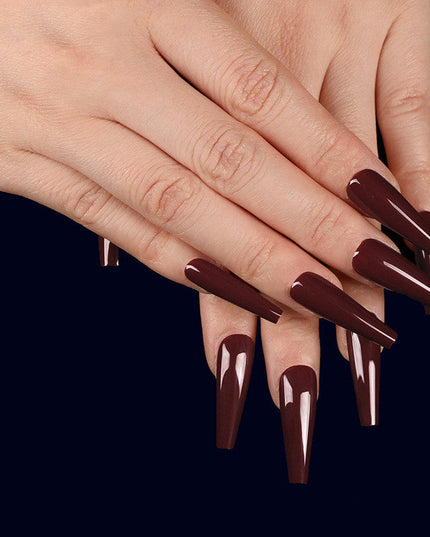 A variety of colors to choose from Nail Art Long Coffin Fake Nails Ballet Nail Patch Wearing Nail Bag Vain Products