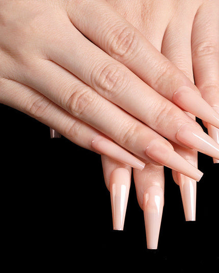 A variety of colors to choose from Nail Art Long Coffin Fake Nails Ballet Nail Patch Wearing Nail Bag Vain Products
