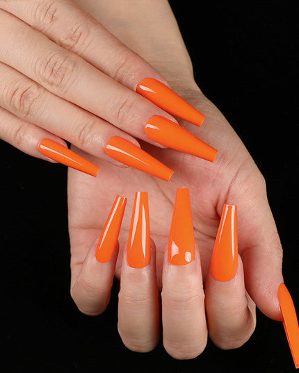 A variety of colors to choose from Nail Art Long Coffin Fake Nails Ballet Nail Patch Wearing Nail Bag Vain Products