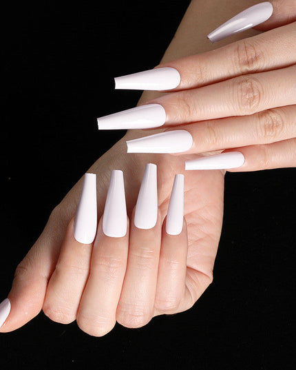 A variety of colors to choose from Nail Art Long Coffin Fake Nails Ballet Nail Patch Wearing Nail Bag Vain Products