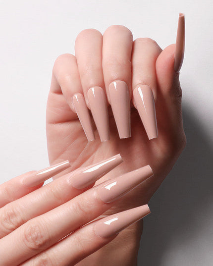 A variety of colors to choose from Nail Art Long Coffin Fake Nails Ballet Nail Patch Wearing Nail Bag Vain Products