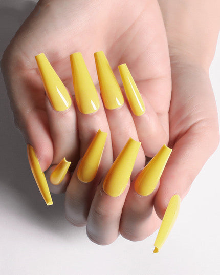 A variety of colors to choose from Nail Art Long Coffin Fake Nails Ballet Nail Patch Wearing Nail Bag Vain Products