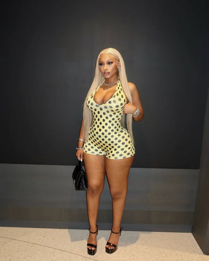Dot Me Down Romper