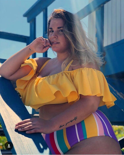 Women's sexy plus size swimsuit