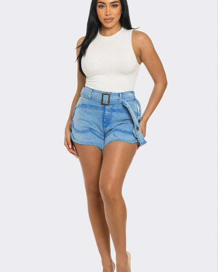 Athina casual summer strap shorts