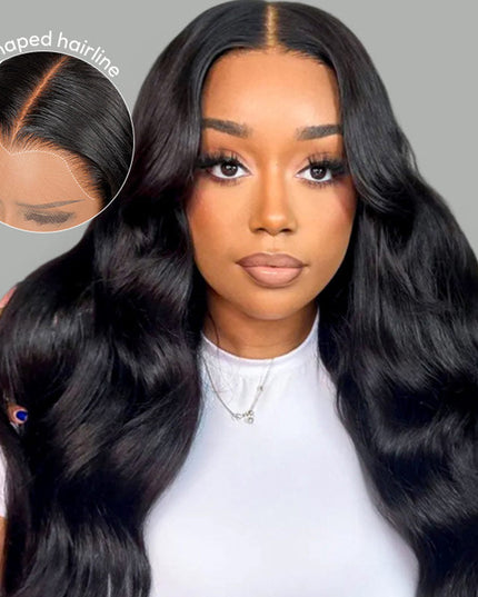 Flawless M- shaped Hairline Body Wave Wig 13x6 PartingMax HD Lace Front Wig junoda