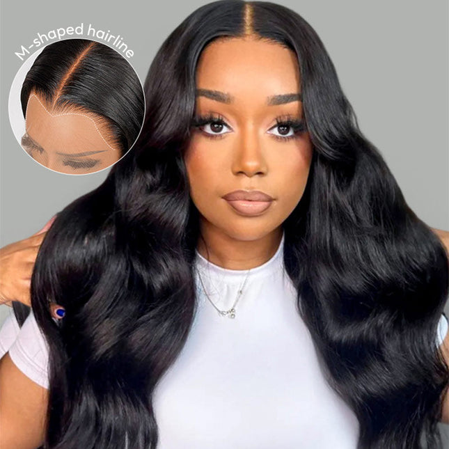 Flawless M- shaped Hairline Body Wave Wig 13x6 PartingMax HD Lace Front Wig junoda