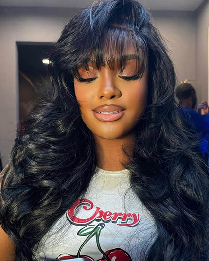 Side Part Loose Body Wave Drawstring Wig Human Hair With Drawstring For Black Women junoda