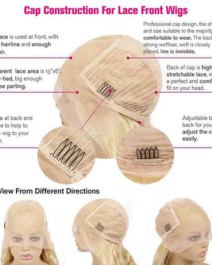 Junoda Hair Body Wave Honey Blonde Transparent Lace Wigs For Woman Fast Shipping junoda