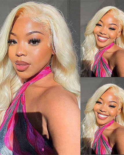 Junoda Hair Body Wave Honey Blonde Transparent Lace Wigs For Woman Fast Shipping junoda
