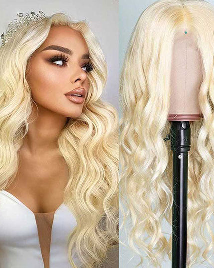 Junoda Hair Body Wave Honey Blonde Transparent Lace Wigs For Woman Fast Shipping junoda