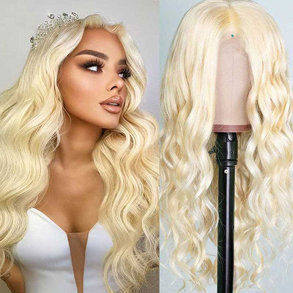 Junoda Hair Body Wave Honey Blonde Transparent Lace Wigs For Woman Fast Shipping junoda