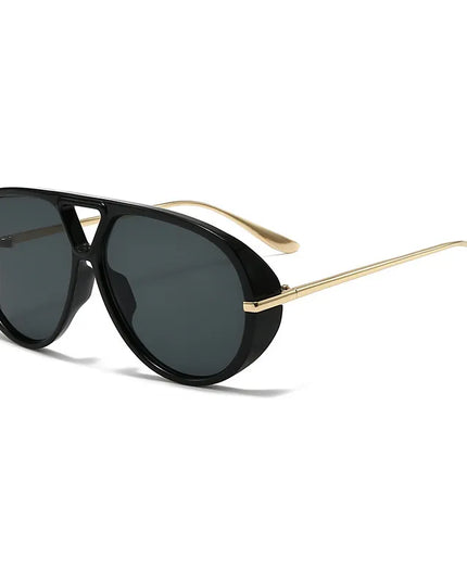 Aviator Fashion Sunglasses with Yellow Tinted Lenses