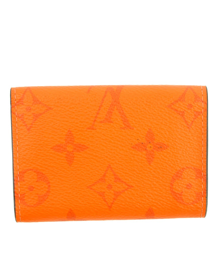 Louis Vuitton Orange Taigarama Discovery Compact Mini Wallet #2952