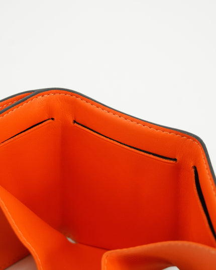 Louis Vuitton Orange Taigarama Discovery Compact Mini Wallet #2952