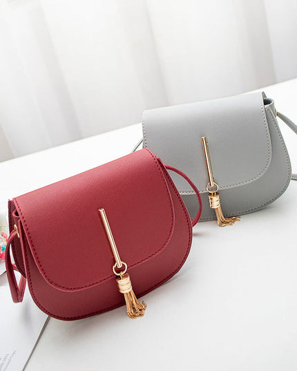 Shoulder bag tassel round bag women bag
