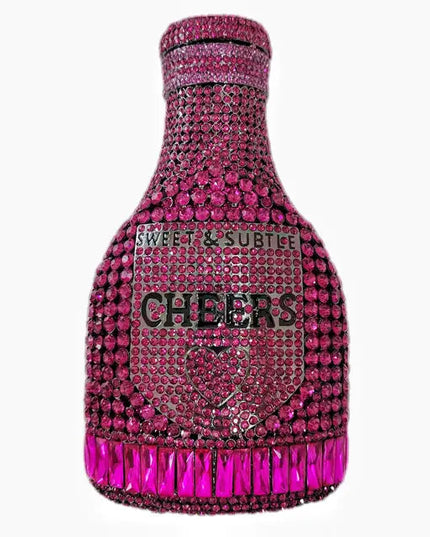 Women Bottle  Crystal Evening Bag Lady Diamond Wedding Bridal Purses Female Rhinestone Party Prom Clutches Bags