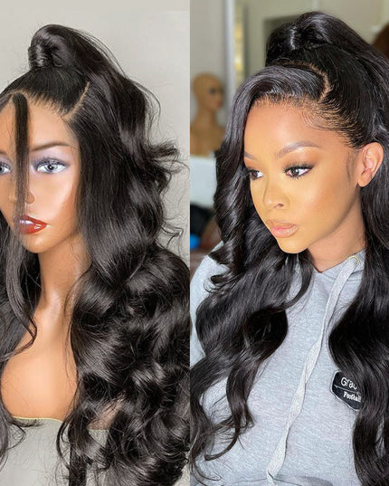 Junoda Body Wave Lace Front Wig Affrodable Pre Cut Lace Wear Go Glueless Wig junoda