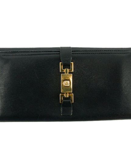 Gucci Black Long Jackie Wallet #3077