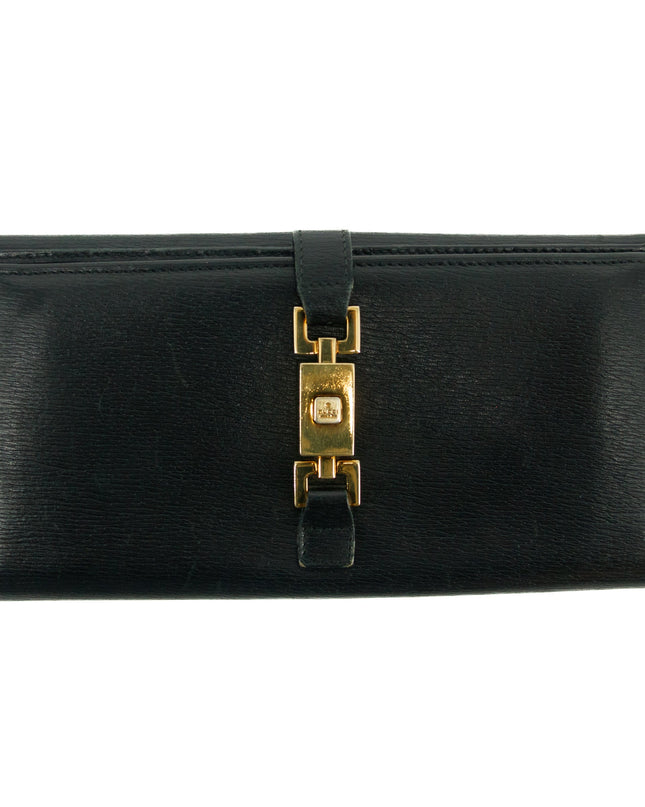 Gucci Black Long Jackie Wallet #3077