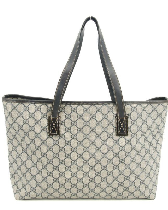 Gucci GG Supreme Canvas Coated Blue Shoulder Bag SKU-#3192