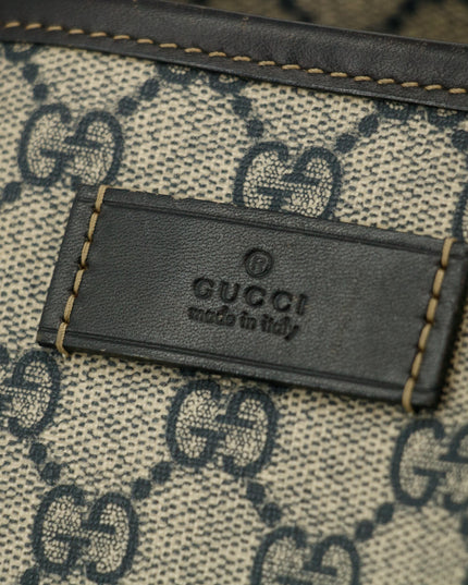Gucci GG Supreme Canvas Coated Blue Shoulder Bag SKU-#3192