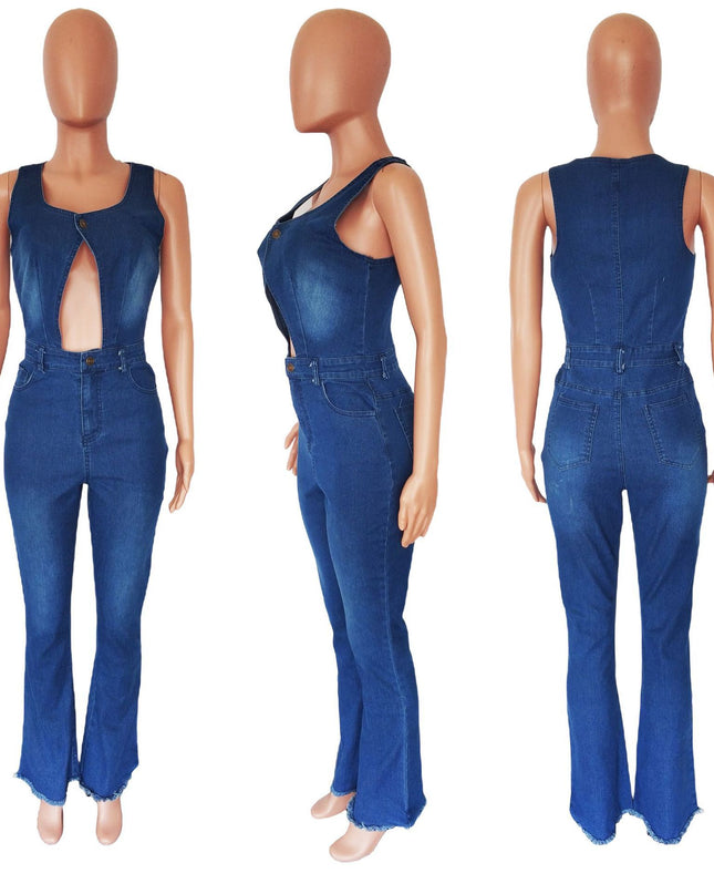 Ins Internet Celebrity Slim Fit Slimming Jumpsuit