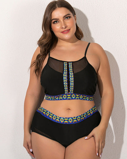 Plus size female swimsuit