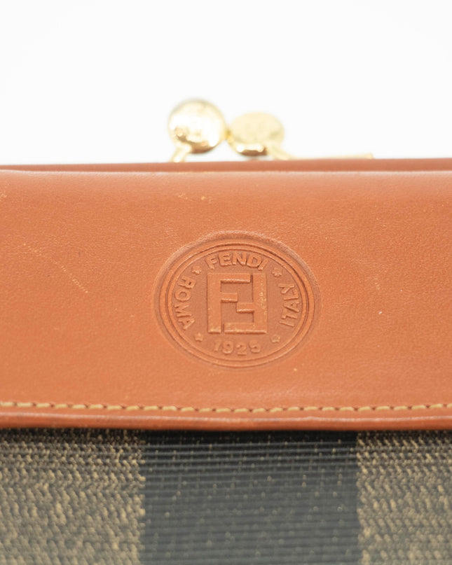 Fendi Coated Canvas Compact Wallet #73 #3353