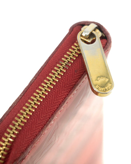 Louis Vuitton Rayures Vernis Zippy Long Wallet #3927