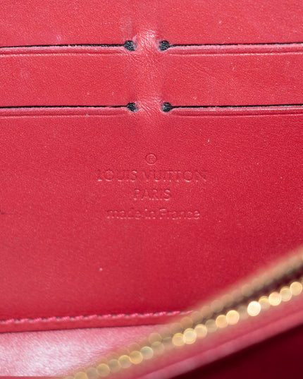 Louis Vuitton Rayures Vernis Zippy Long Wallet #3927