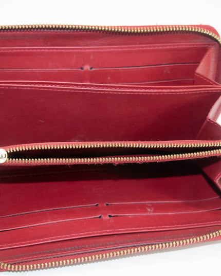 Louis Vuitton Rayures Vernis Zippy Long Wallet #3927