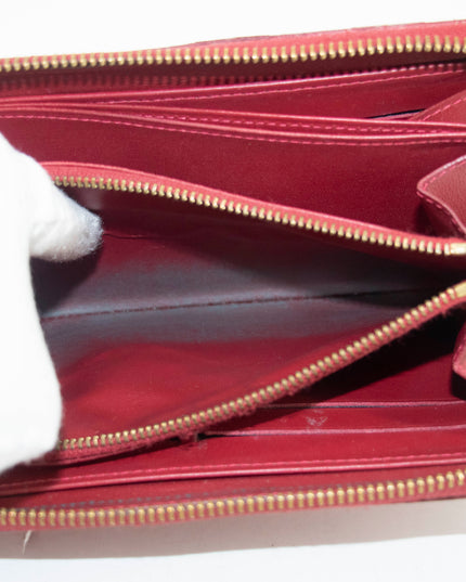 Louis Vuitton Rayures Vernis Zippy Long Wallet #3927