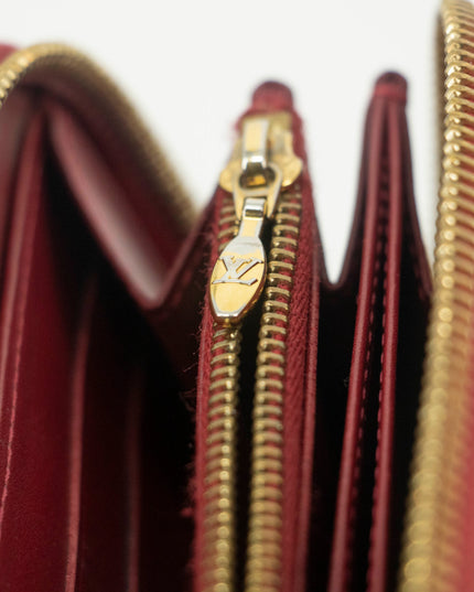 Louis Vuitton Rayures Vernis Zippy Long Wallet #3927