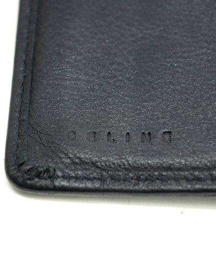 Celine Triomphe Canvas Blue and Grey Fine Strap Wallet #3962